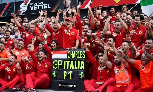 Victoire de Leclerc à Monza
